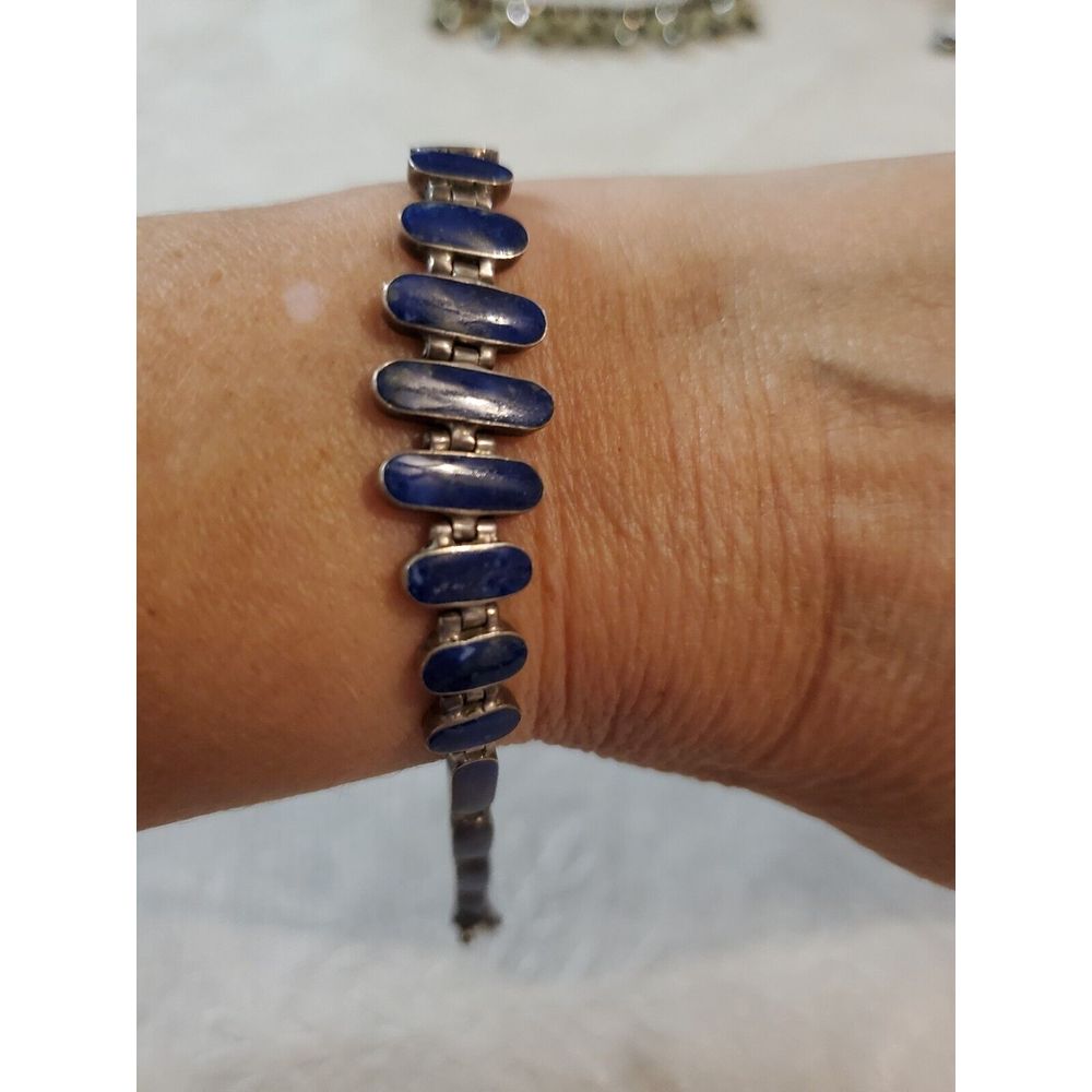 Vintage Lapis Bracelet